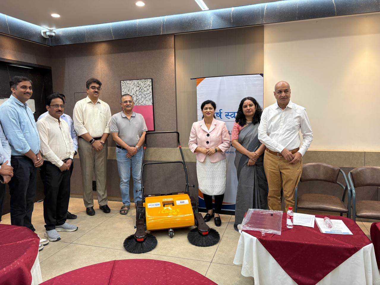 Kolhapur First donates four sweeping machines